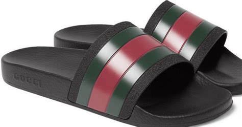 gucci slides cheap fake red color|how to authenticate gucci shoes.